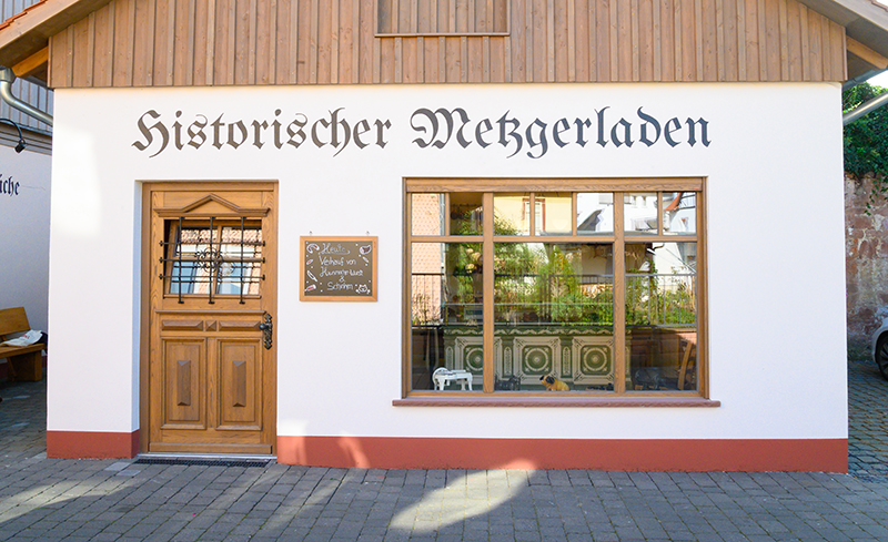 Historischer Metzgerladen
